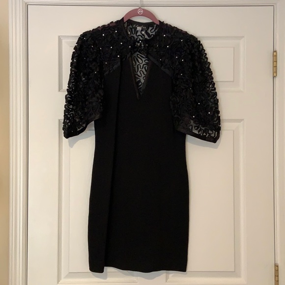 Vintage Knit El Ana Collection Cocktail Dress M - Picture 2 of 13